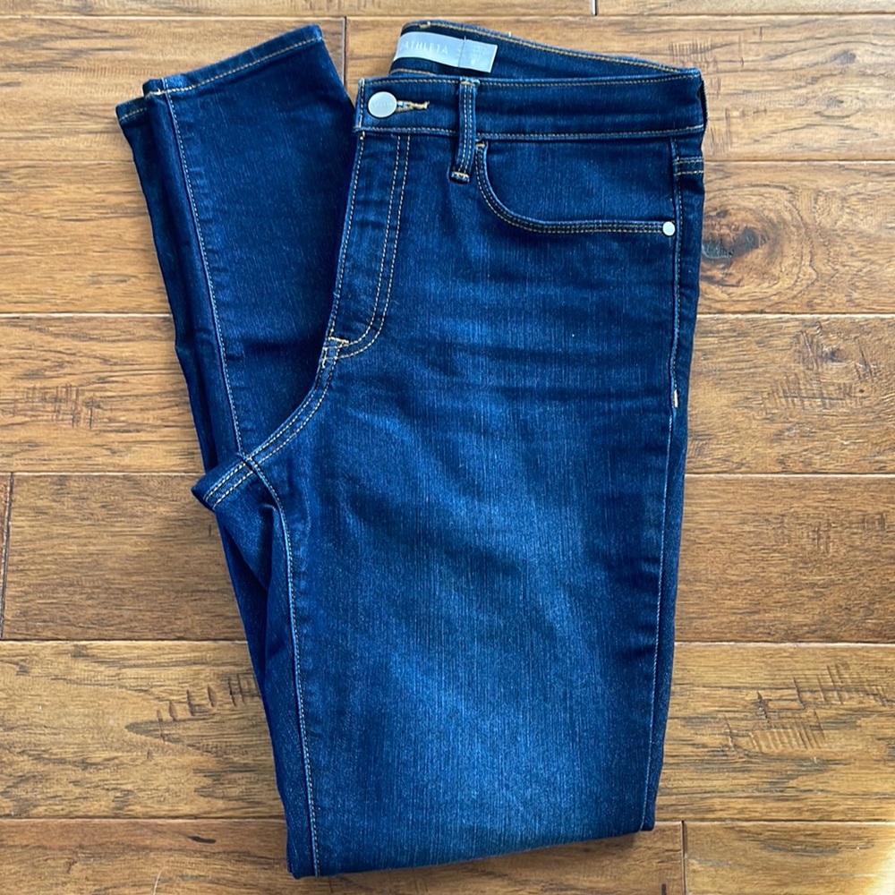 Athleta skinny Jean size 8 dark wash